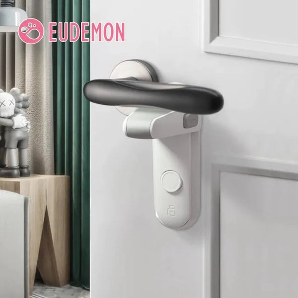 Baby/Kinder Deur Handvat Slot - Baby/Child Door Lock - Gemakkelijk Te Installeren En Gebruik 3M Plaksysteem | Laveqta